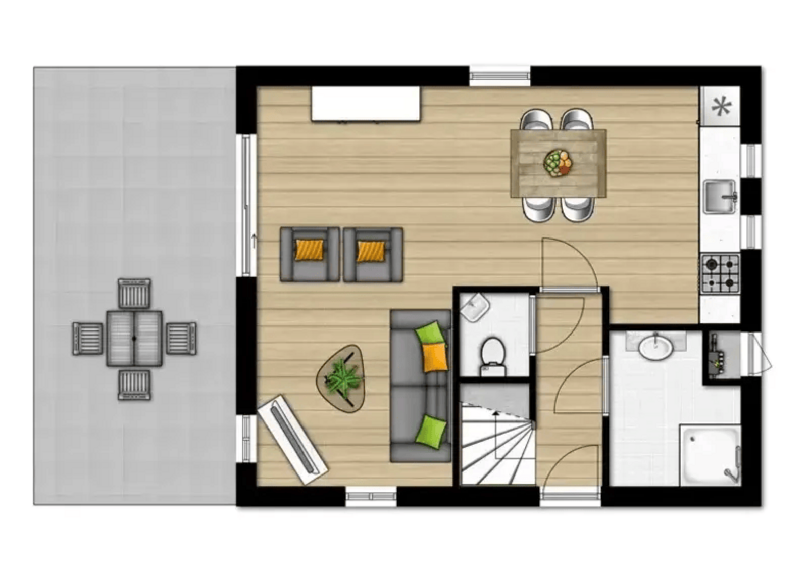 Esdorp Bungalow | 4 personen