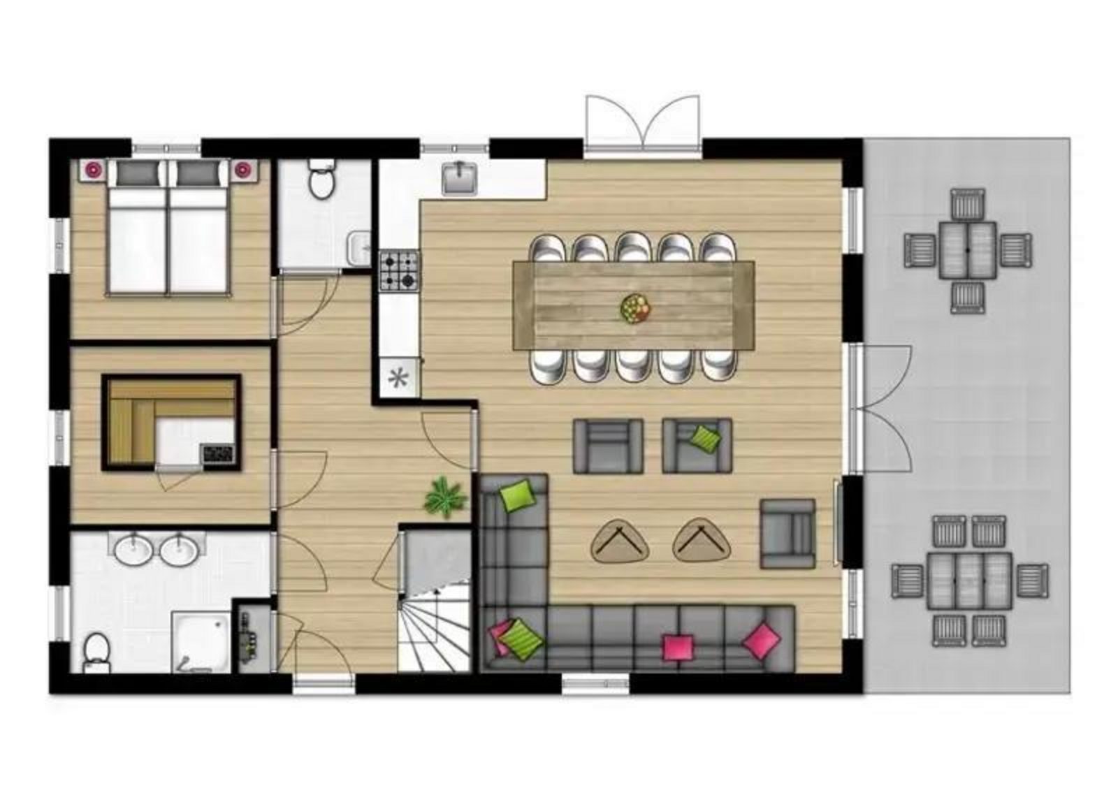 Zandduin Villa met Sauna | 10 personen